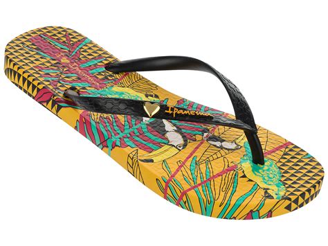 Ipanema Flip Flops Ipanema Paraiso Fem Yellowblack