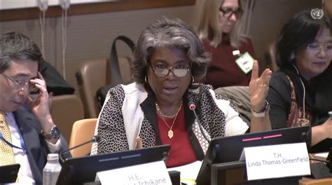 Remarks By Ambassador Linda Thomas Greenfield At A Side Event Titled