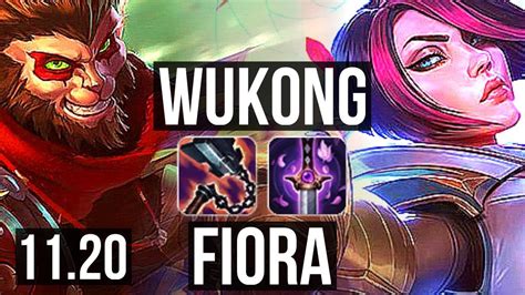 Wukong Vs Fiora Top Rank 5 Wukong 7 Solo Kills 1011 19m