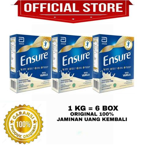 Ensure Milk 150gr Vanilla Flavor Expired 2024 H Shopee Malaysia