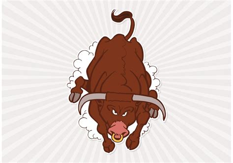 Free Charging Bull Vector - Download Free Vector Art, Stock Graphics & Images