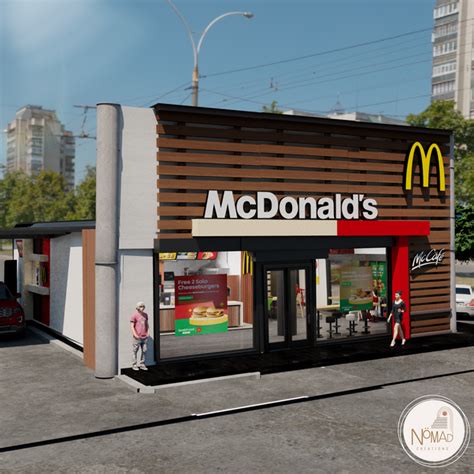 Mcdonalds Restaurant Nomad Creations Sims 4 Restaurant Sims 4