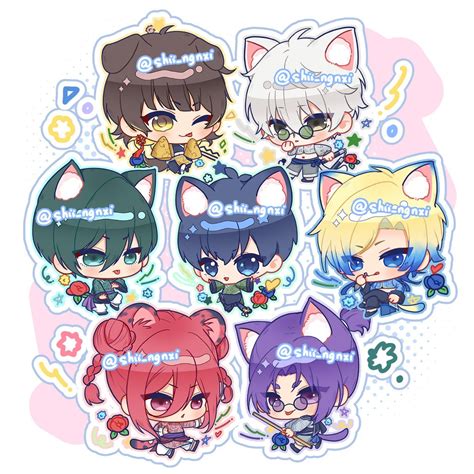Pack Gacha Standee Truyện Tranh Blue Lock Mèo Meo 3cm Sát Viền Dễ