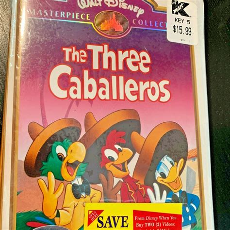 Walt Disney The Three Caballeros VHS