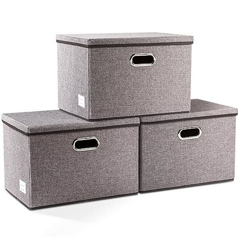 Prandom Eco Friendly Linen Storage Containers 3 Pack