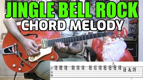 Jingle Bell Rock Solo Guitar Chord Melody W Tabs Youtube