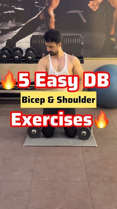 Sandygohome 5 Easy Bicep And Shoulder Exercises 🏿🔥 ⚡️save Share Tag