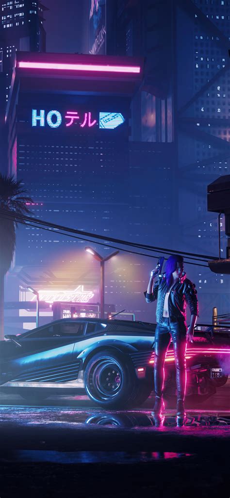 1125x2436 Cyberpunk 2077 Neon City 4k Iphone Xs Iphone 10 Iphone X Hd