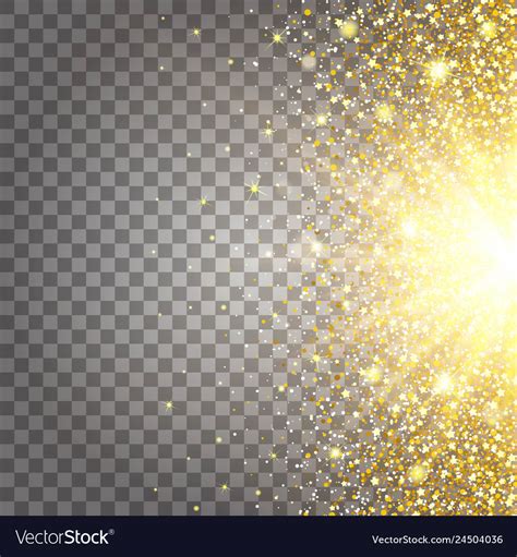 Gold dust glitter for design Royalty Free Vector Image