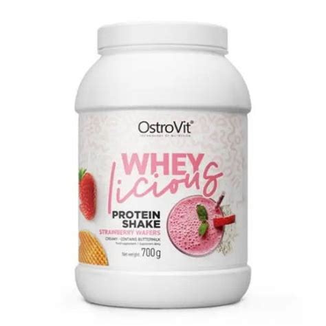 Протеин Ostrovit WHEYlicious Protein Shake 700 gr Strawberry wafers