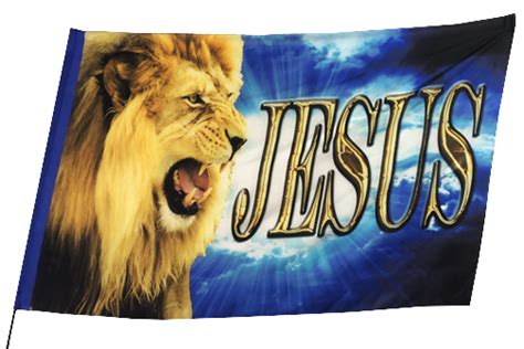 Lion Of Judah Gold Font Jesus Worship Flag High Praise Banners