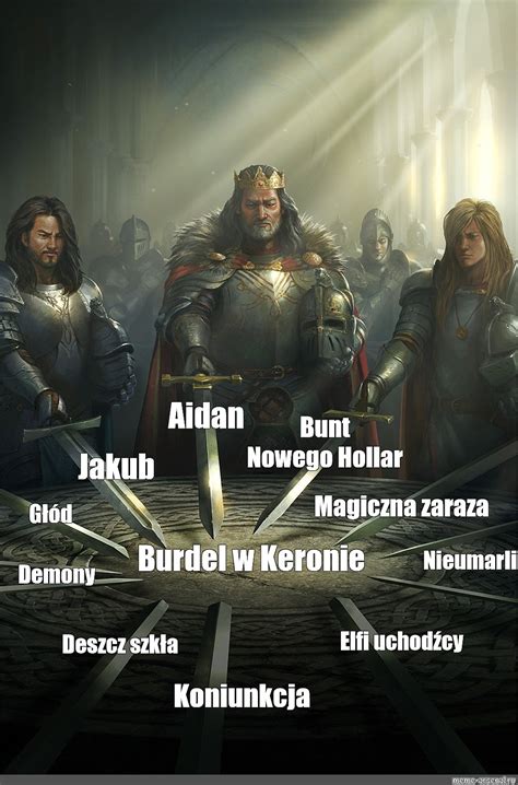 Сomics meme Aidan Bunt Nowego Hollar Jakub Magiczna zaraza Głód