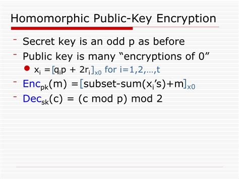 Ppt Fully Homomorphic Encryption Over The Integers Powerpoint