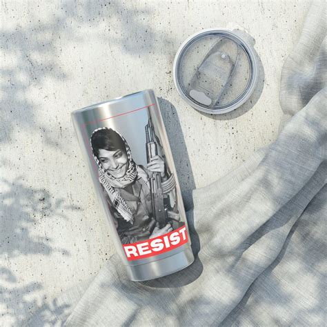 RESIST Leila Khaled Portrait & Quote Support Palestine Travel - Etsy