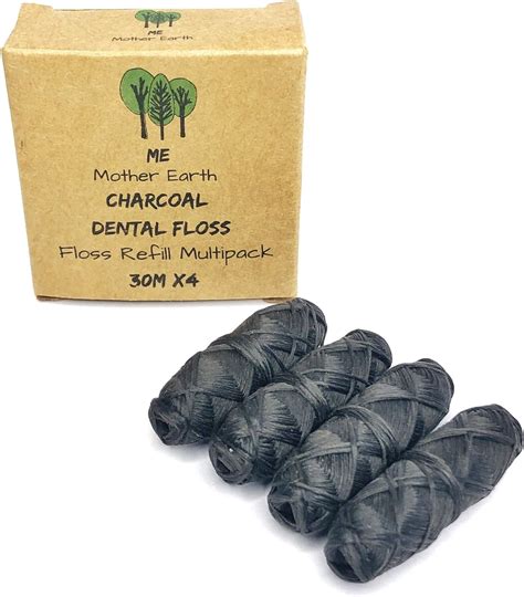 Bamboo Charcoal Dental Floss Refills Bambo Woven Fibres