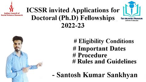 Icssr Invited Applications For Doctoral Ph D Fellowships 2022 23