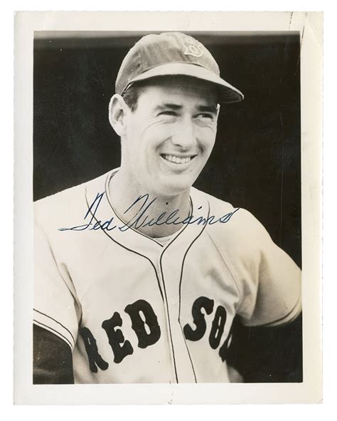 S Ted Williams Vintage Signed Photograph