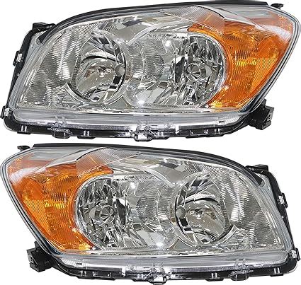 Silscvtt Headlights Front Head Lamps Replacement For 2009 2012 Toyota