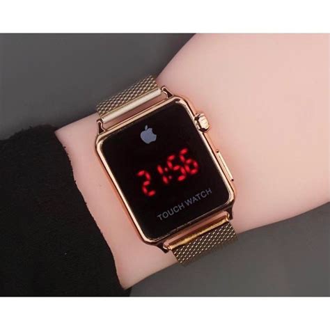 Jual JHUI ID JAM TANGAN PRIA WANITA FREE BATERAI DIGITAL APPLE WATCH