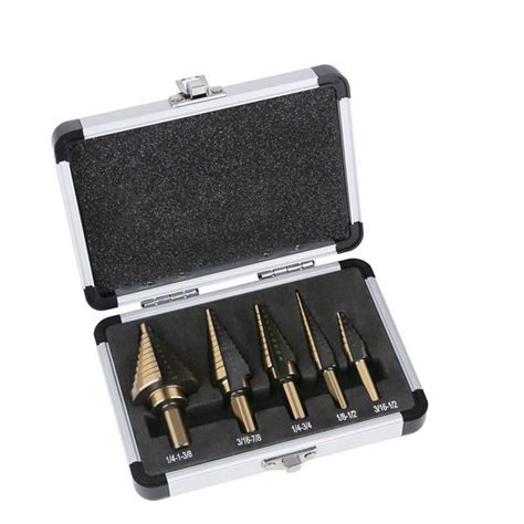 5 шт./компл. кобальтовое ступенчатое сверло HSS кольцевая пила с ...