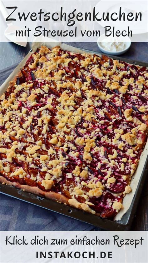 Zwetschgenkuchen Mit Zimtstreusel Blech Rezept Von Thomas Kocht