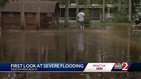 First Look At Severe Flooding In New Smyrna Beach YouTube