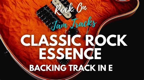 Rock Backing Track In E Minor Easy To Play Classic Rock Guitar