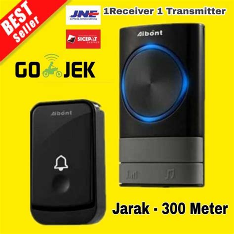 Jual Bel Rumah Wireless Door Bell Waterproof Pintu Receiver