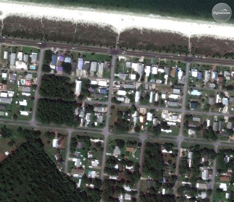 Satellite Imagery: Hurricane Michael Aftermath in Mexico Beach, Florida ...