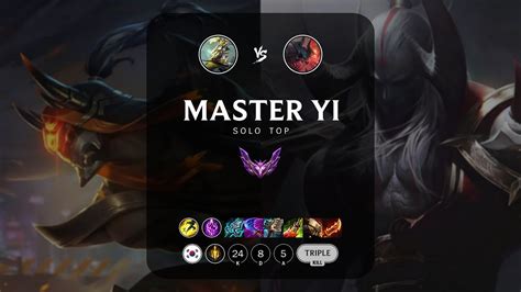 Master Yi Top Vs Aatrox Kr Master Patch Youtube