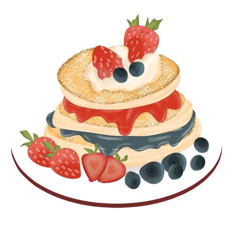 Pancake Illustration Watercolor 8822232 PNG