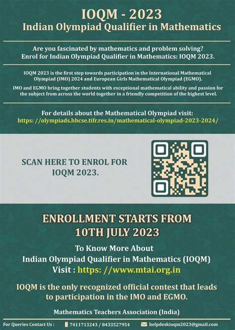 HBCSE On Twitter Registration For Indian Olympiad Qualifier In