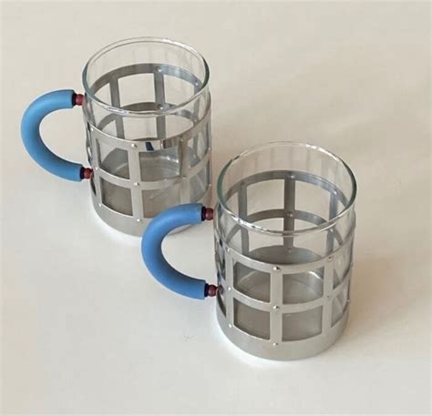 Michael Graves Alessi Cups And Saucers 2 Glass Catawiki