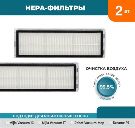 Фильтр для пылесоса ReFill Набор 2 HEPA-фильтров для робота-пылесоса ...