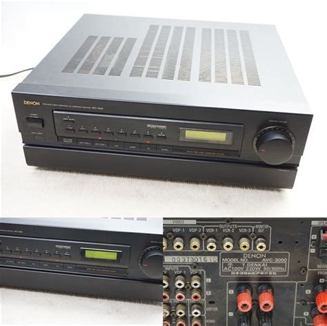 Denon Av Control Amplifier Avc 3000 Japanese Audioandacousticandbook