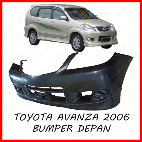 Toyota Avanza F Front Bumper Bumper Depan Shopee