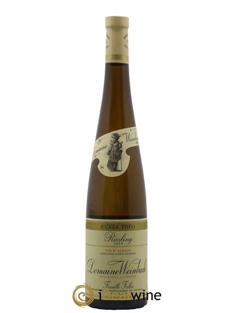 Buy Alsace Riesling Cuvée Théo Weinbach Domaine 2019 lot 4864