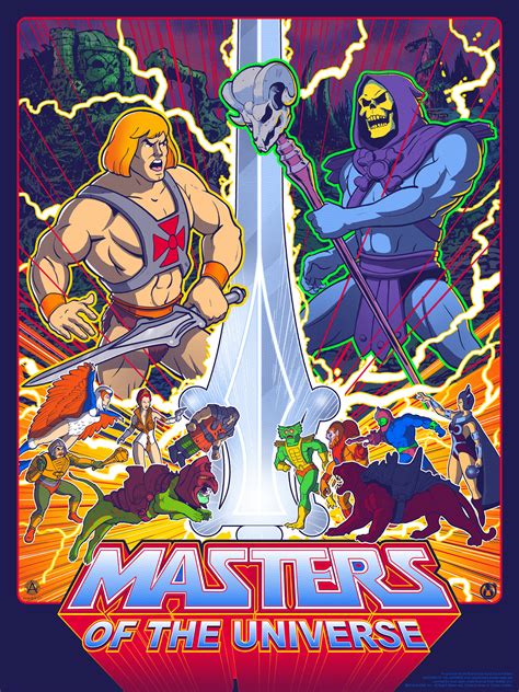 Masters Of The Universe Licensed Prints Behance