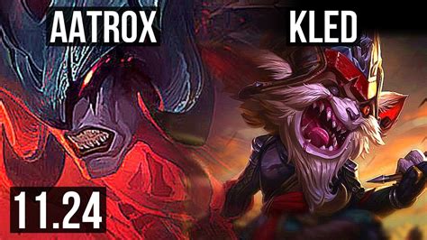 AATROX Vs KLED TOP DEFEAT 9 Solo Kills 1 1M Mastery BR Diamond