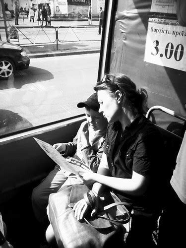 The People On A Bus Go Read Read Read Sergei Tereschenko Flickr