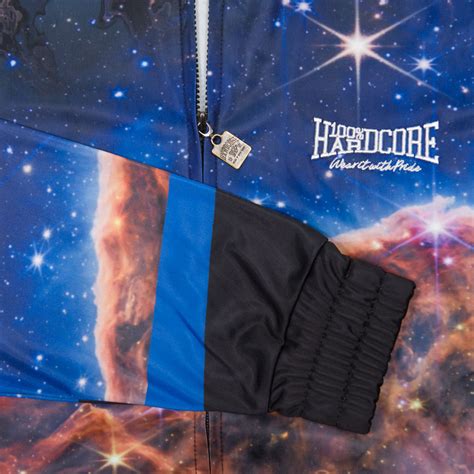 Hardcore Merchandise De 100 Hardcore Trainingsjacke Into Space Blau