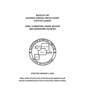 Fillable Online Eleventh Circuit Court Rules Logan County Fax Email