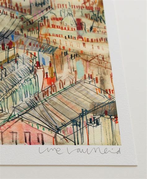 PARIS ROOFTOPS VIEW Signed Art Print Watercolour Painting - Etsy in ...