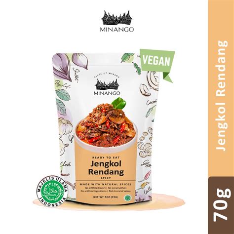 Jual Minango Jengkol Rendang Spicy Gram Ready To Eat Halal Siap