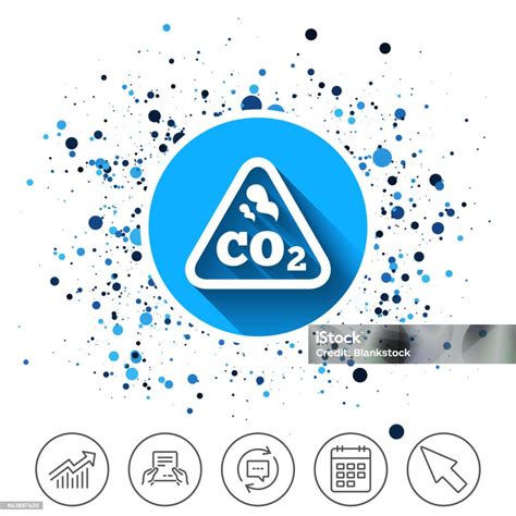 Co2 Carbon Dioxide Formula Sign Icon Chemistry Stock Illustration Download Image Now Art