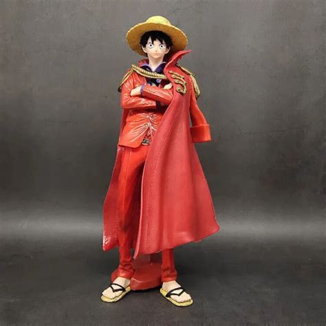 One Piece Monkey D Luffy Th Anniversary Red Cape Suit Anime Model