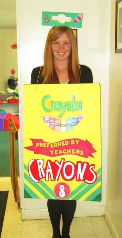 Crayola Crayon Box Halloween Costume Diy Boxing Halloween Costume Crayon Box Box Costumes