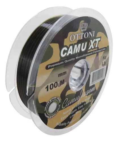 Linha Monofilamento Camu Xt Camuflada 100m 0 50mm Ottoni Parcelamento