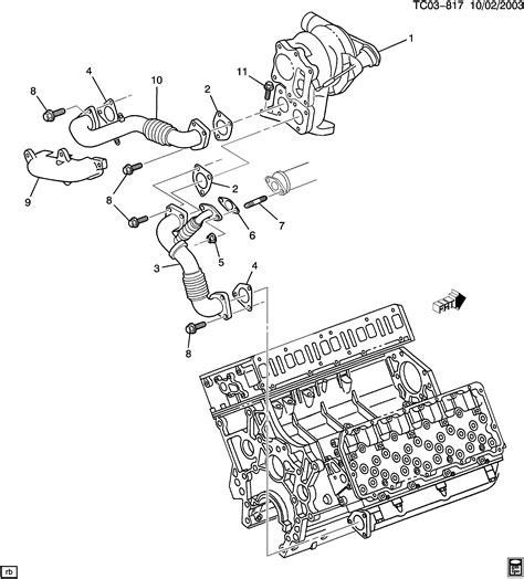 Cadillac Escalade Wd Ck Turbocharger Exhaust Inlet Lb