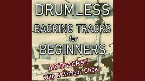 Rock Drumless Backing Track For Beginners 90 Bpm Slow Easy With Click Youtube Music